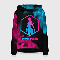 Женская толстовка Tomb Raider - neon gradient