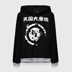 Толстовка-худи женская Глаз - Великая небесная стена, цвет: 3D-меланж