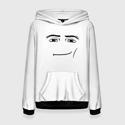 Толстовка-худи женская Одежда Man Face Roblox, цвет: 3D-черный