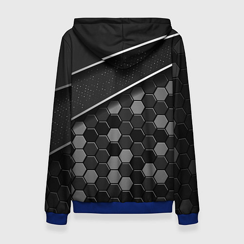 Женская толстовка Пограничные войска - броня / 3D-Синий – фото 2