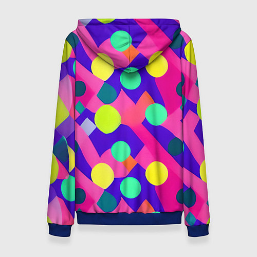 Женская толстовка Психоделическая абстракция / 3D-Синий – фото 2