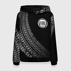 Женская толстовка Fiat tire tracks