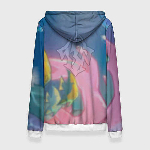 Женская толстовка Байлу электрический тип / 3D-Белый – фото 2