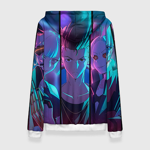 Женская толстовка Дэвид Мартинес Cyberpunk Edgerunners / 3D-Белый – фото 2