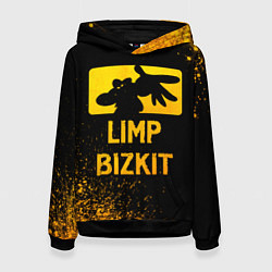 Женская толстовка Limp Bizkit - gold gradient