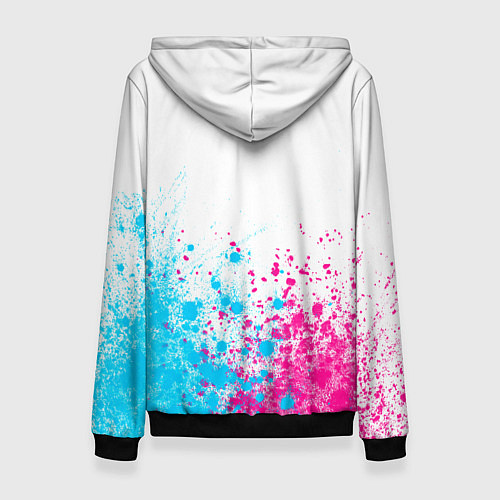 Женская толстовка Paramore neon gradient style: символ сверху / 3D-Черный – фото 2