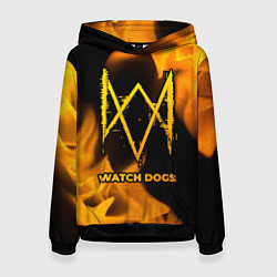 Женская толстовка Watch Dogs - gold gradient