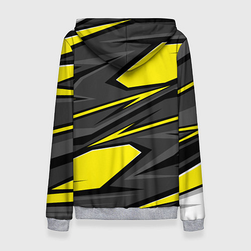 Женская толстовка Renault - желтый / 3D-Меланж – фото 2