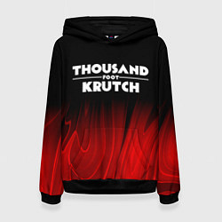 Женская толстовка Thousand Foot Krutch red plasma