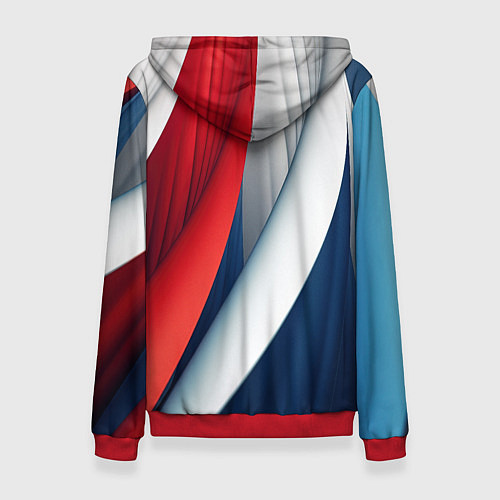 Женская толстовка Герб России абстракция / 3D-Красный – фото 2