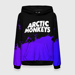 Женская толстовка Arctic Monkeys purple grunge