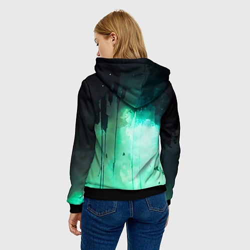 Женская толстовка Dead Space horror / 3D-Черный – фото 4