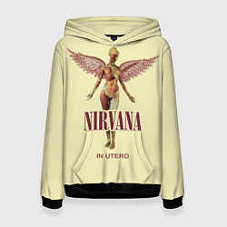 Толстовка-худи женская Nirvana - In utero, цвет: 3D-черный