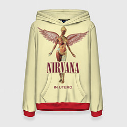 Толстовка-худи женская Nirvana - In utero, цвет: 3D-красный