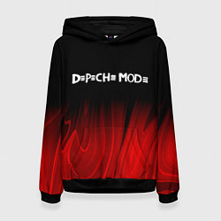 Женская толстовка Depeche Mode red plasma