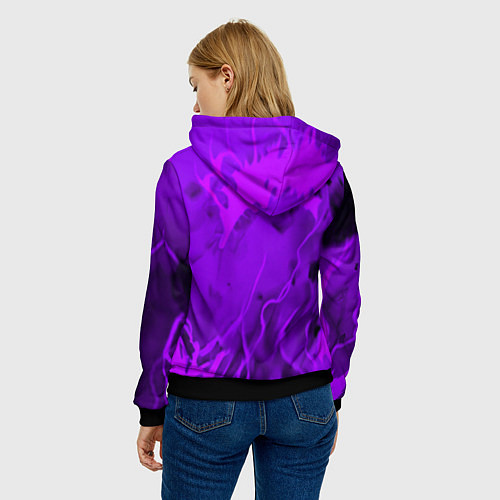 Женская толстовка Mob Psycho Rage / 3D-Черный – фото 4