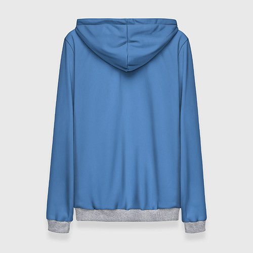 Женская толстовка Blue Perennial / 3D-Меланж – фото 2