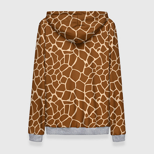 Женская толстовка Пятнистая шкура жирафа / 3D-Меланж – фото 2