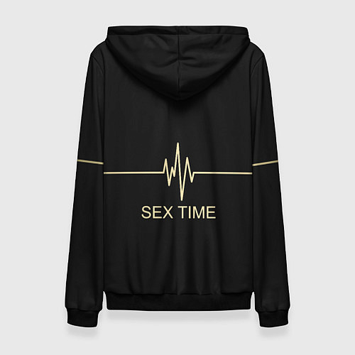 Женская толстовка Sex Time / 3D-Черный – фото 2