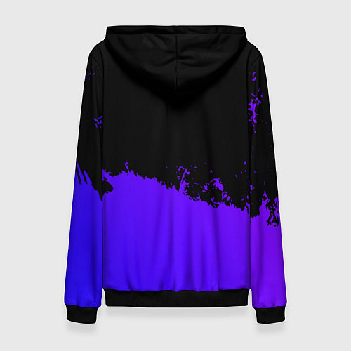 Женская толстовка Muse purple grunge / 3D-Черный – фото 2