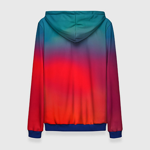 Женская толстовка Красочный веселый роджер / 3D-Синий – фото 2