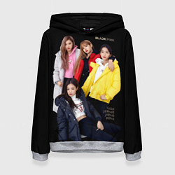 Толстовка-худи женская Blackpink Bright jackets, цвет: 3D-меланж