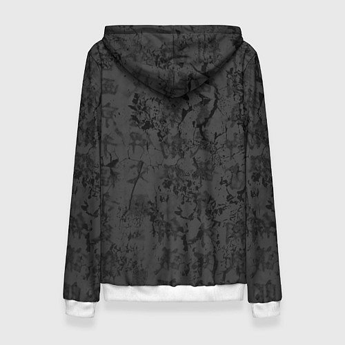 Женская толстовка Black dragon - grunge / 3D-Белый – фото 2