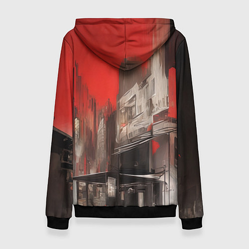 Женская толстовка Смотрящая за районом / 3D-Черный – фото 2