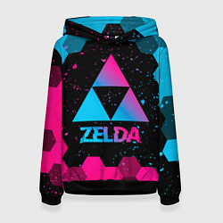 Женская толстовка Zelda - neon gradient