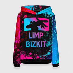 Женская толстовка Limp Bizkit - neon gradient