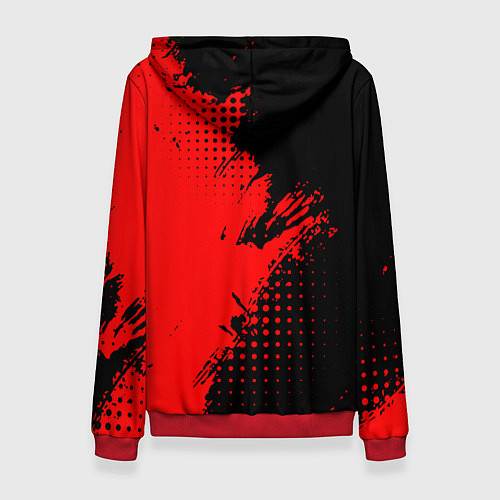 Женская толстовка Группировка Вальхалла - Tokyo revengers / 3D-Красный – фото 2