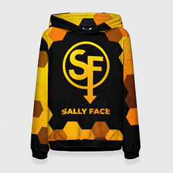 Женская толстовка Sally Face - gold gradient