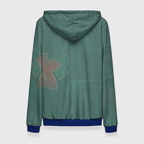 Женская толстовка Kaedehara Kazuha Genshin Impact / 3D-Синий – фото 2