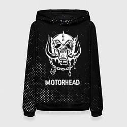 Женская толстовка Motorhead glitch на темном фоне