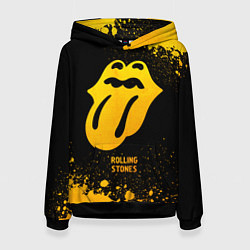 Женская толстовка Rolling Stones - gold gradient