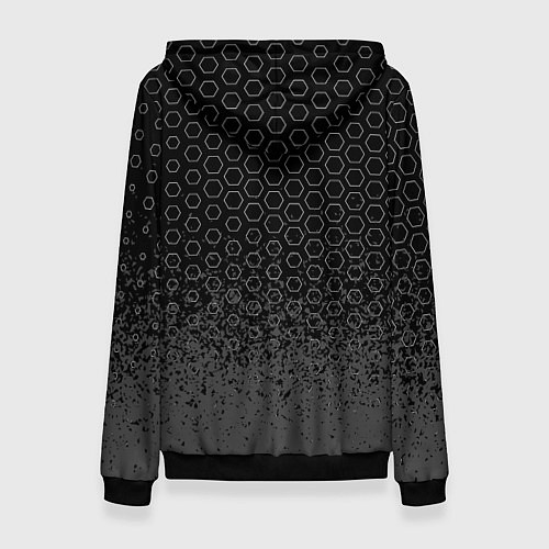 Женская толстовка Roblox glitch на темном фоне: символ сверху / 3D-Черный – фото 2