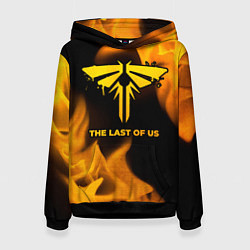 Толстовка-худи женская The Last Of Us - gold gradient, цвет: 3D-черный