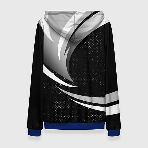 Женская толстовка Митсубиси - строгие оттенки / 3D-Синий – фото 2