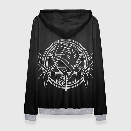 Женская толстовка Touhou Project Эмблема Фландр Скарлет / 3D-Меланж – фото 2