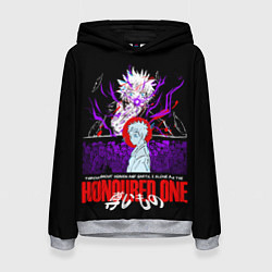 Толстовка-худи женская Сатору Годжо избранный, цвет: 3D-меланж