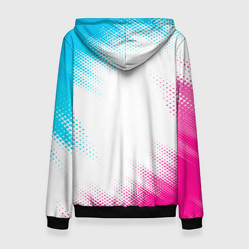 Женская толстовка Jaguar neon gradient style / 3D-Черный – фото 2