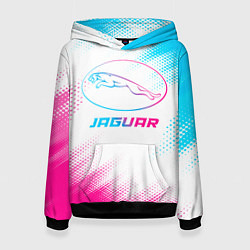 Женская толстовка Jaguar neon gradient style