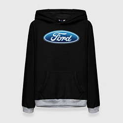 Толстовка-худи женская Ford sport auto, цвет: 3D-меланж