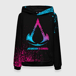 Женская толстовка Assassins Creed - neon gradient