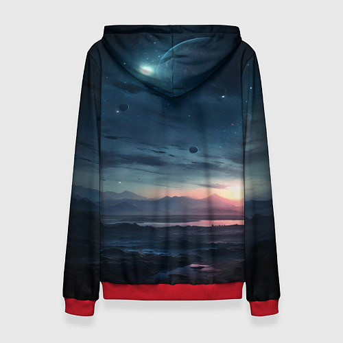 Женская толстовка Пилот Шаттла - Старфилд / 3D-Красный – фото 2