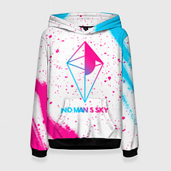 Женская толстовка No Mans Sky neon gradient style