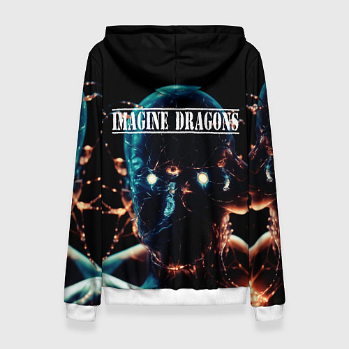 Женская толстовка Imagine Dragons рок группа / 3D-Белый – фото 2