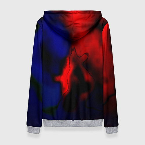 Женская толстовка Assassins Creed fire / 3D-Меланж – фото 2