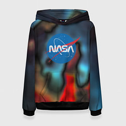 Толстовка-худи женская Nasa space star collection, цвет: 3D-черный