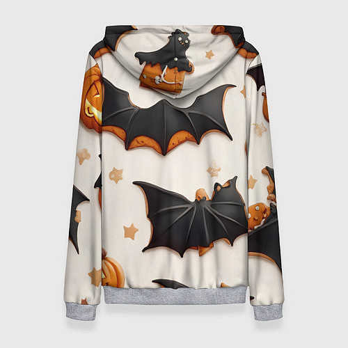 Женская толстовка Сладкий хеллоуин / 3D-Меланж – фото 2
